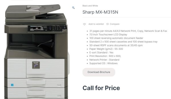 SHARP MX315